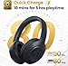 HAYLOU S30 Noise Cancelling Bluetooth Headphones, LDAC Hi-Res Audio, 5 HD Mics Call, 80H Playtime, Custom EQ via App, Bluetooth 5.4 Multipoint Connect, Wireless Headphones Over Ear