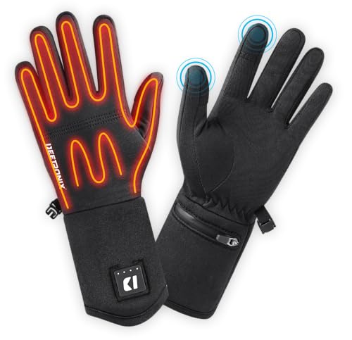 Gants chauffants imperméables avec système de régulation thermique autonome