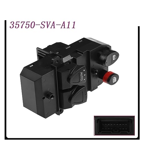 Interrupteur lève-vitre principal commande électrique pour Honda Civic 2006-2011