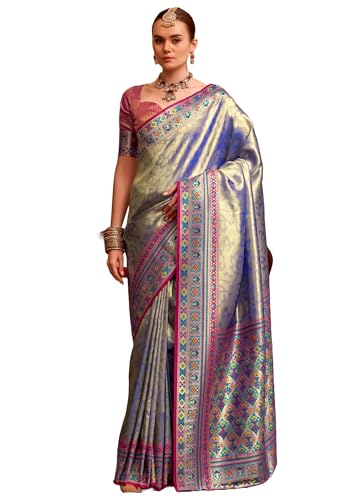 Sari indien en soie festif idéal pour briller lors des mariages