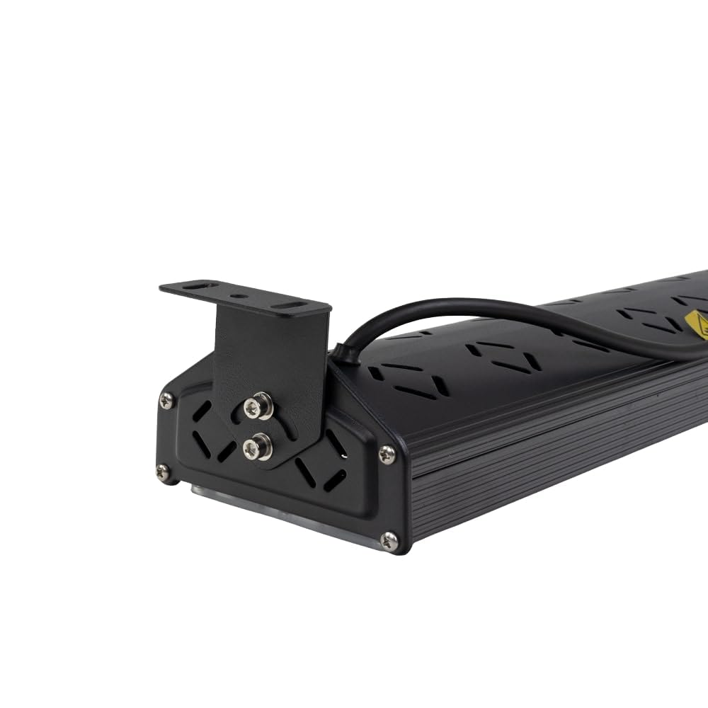 LUXULA LED Hallenleuchte High-Bay Hallenstrahler mit Marken-LEDs - 100W 12000lm - 5000K Neutralweiß Tageslicht - IP65 IK08 - linear - Industrielampe Werkstatt Lager Deckenleuchte Feuchtraumleuchte