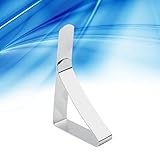 Stainless Steel Tablecloth Clamps, Prevent Slipping Off with Clips for Tables Under 1.57inch, Home Wedding Party, Lightweight and Durable (Silver)