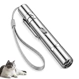 SureFly Jouet Chat Interactif Pointeur Laser Rechargeable USB, Laser 7 en 1 avec 5 Motifs, Lazer Vert pour Chien et Chat, Outil d'Entraînement