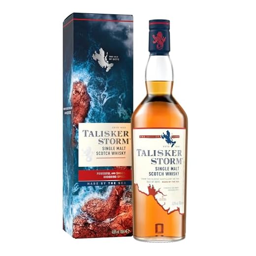 Talisker Storm, aromatischer Single Malt Scotch Whisky, handgefertigt von der schottischen Insel Skye, 45.8% Vol, 700ml Einzelflasche