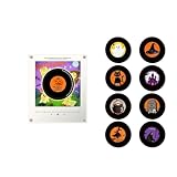 Magnetisches Kühlschrank-Vinylspieler-Set mit 9 weihnachtlichen