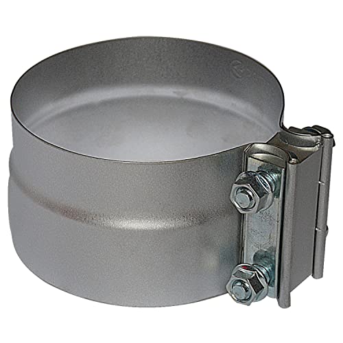 Image of ROADFORMER 5 inch Lap Joint Exhaust Band Clamp Preformed Aluminized Steel