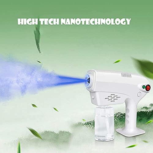 TOPNIU Draagbare desinfectie spuitpistool blauw licht Nano stoomspuitpistool, 500ml elektrische sproeier, draadloze desinfectie sterilisatie spuitbus voor buiten/binnen - Image 7