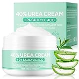 FBGVKJWI Urea Cream 40 Percent for Feet Maximum Strength, 40% Urea Cream Plus 2% Salicylic Acid with Hyaluronic Acid, Foot Cream for Dry Cracked Heels Feet Knees, Foot Deep Moisturizes 100g