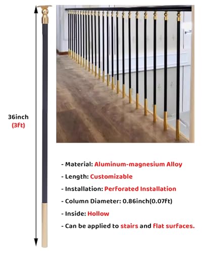 Balustres d'escalier pour marches d'angle en acier architectural - 5