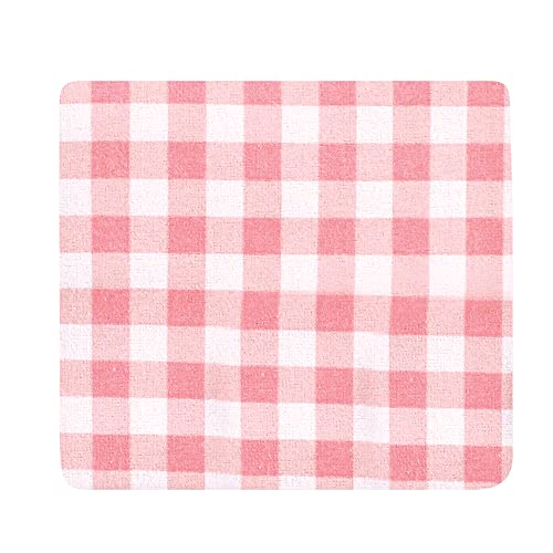 Image of Hudson Baby Unisex Baby Cotton Flannel Receiving Blankets Bundle, Girl Farm Animals, One Size