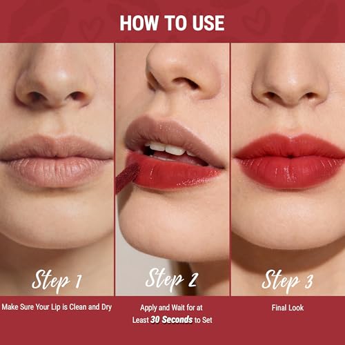 exmiloo Mini Lip Tint Set - 4 Colors, Vegan & Cruelty-Free - Image 5