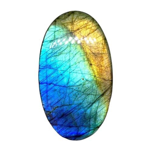 Labradorite naturelle en cabochon en vrac pour bague pendentif et collier DIY gemme