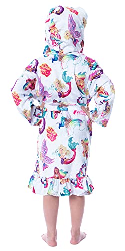 Barbie Mattel Girls Fantasy Mermaid Fairy Rainbow Ruffled Bathrobe Robe4
