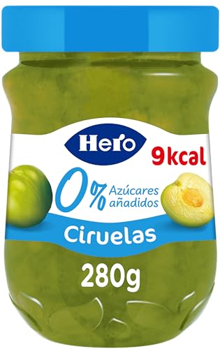 Hero Diet Confitura de Ciruelas con 0 % Azúcares Añadidos - 280g