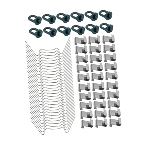 Clips W et fil de accessoires pour serrage de vitres de serre - 2