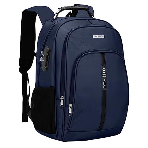 Mochila Bolsa Masculina Feminina Notebook Anti Furto Reforçada Semi Impermeável Escolar Faculdade Trabalho Viagem Resistente Executiva Cabo De Aço Saída Usb SAÍDA Fone DE OUVIDO (AZUL)