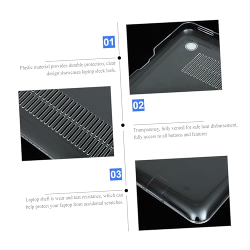 Protector para portátil Air 15.4 Pro a1286 rígido transparente de plástico ligero 6
