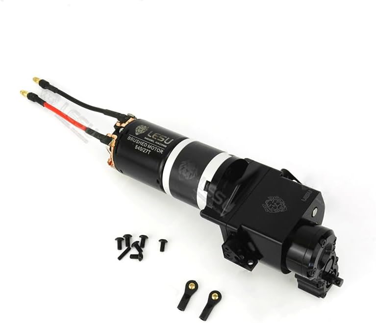 LESU wheelfun 2Speed Gearbox Transmission Transfer Case Motor 1/14 RC Tractor Dump Truck Model Accessories