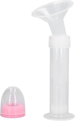 Extractor de leche manual, pequeño portátil manual para atrapar leche materna, bombas de alimentación para bebés, tipo jeringa de escala