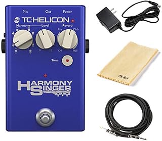 TC Helicon Harmony Singer 2 Vocal Effects Processor Bundle with 9V Power Supply