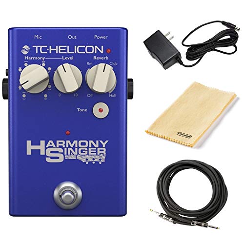 TC Helicon Harmony Singer 2 Vocal Effects Processor Bundle with 9V Power Supply