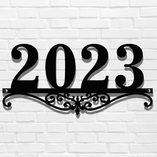 Personalized Horizontal House Numbers for Outside