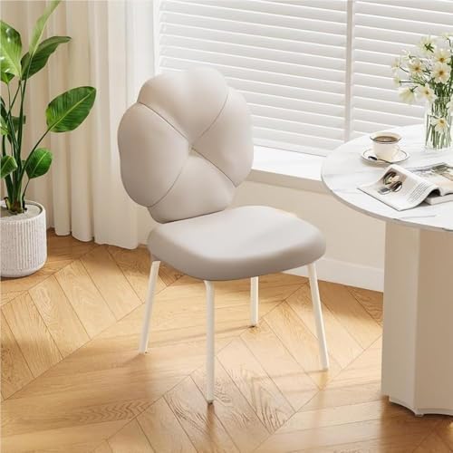 Silla giratoria de cuero con diseño exclusivo y respaldo cómodo para estancias elegantes 2