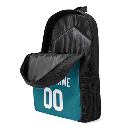 Jacksonville Custom Backpack High Capacity,Laptop Bag Travel Bag,Add Personalized Name And Number£¬Gifts For Football Fans2