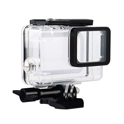 Flycoo Boîtier étanche pour GoPro Hero (2018) Hero 7 Black Hero 6 Hero 5 Caméra d'action, Caisson Plongée avec Vis de Fixation e