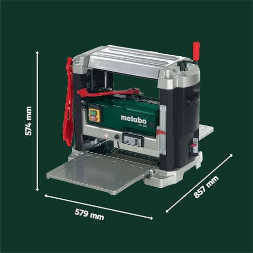 metabo Dickenhobel DH 330 – 0200033000 – Hobelmaschine mit starkem Motor und stabilem Getriebe – Nennaufnahmeleistung: 1800 W