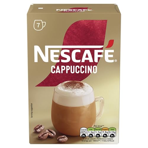 NESCAFÉ Cappuccino Instant Coffee 7 x 15.5g Sachets
