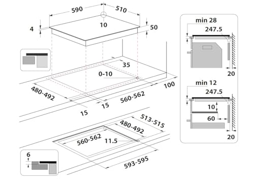 Indesit IB 65B60 NE - vue 6