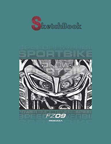SketchBook: Ridezza Fz09 Focus Notebook for Drawing Writing Painting Sketching or Doodling or Creating Comic Marble Size 110 Pages 8.5in x 11in Unline Plain Paper Blank Notebook Spiral Bound Artist