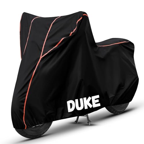 Image of Bike Cover for Duke 100% Waterproof, Dustproof & Scratch Resistant| Fully Bottom Elastic UV Resistant Heavy Duty Body Cover | All Weather Outdoor Use