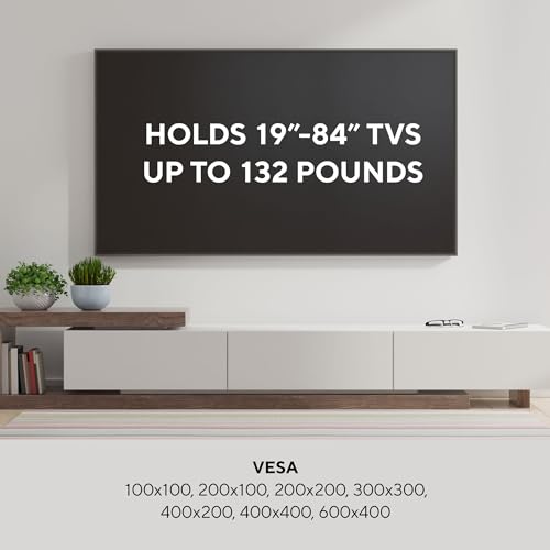 Support mural de télévision Kortek robuste et orientable avec câble HDMI - 5