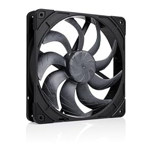 Noctua NF-A14x25 G2 PWM chromax.Negro, ventilador silencioso de 5.512 in de calidad premium (negro)
