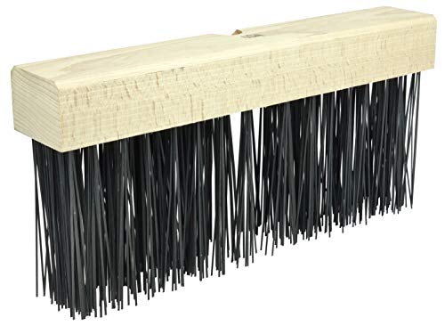 Image of Weiler 42030 Flat Wire Broom with 14 inch Hardwood Block, 5 inch Trim Length, Made in the USA