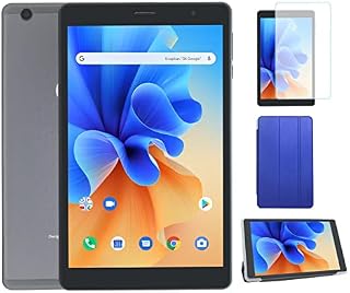 Tablet 8 inch with Case, 5G WiFi + 4G LTE SIM Tablet & Phone (Makes Calls) Unlocked,Android 11 phablets,3GB+32GB/256GB,Octa-Core 2.0GHz Processor MTK6762,5100mAh Battery, Bluetooth 5.0 (Gray)