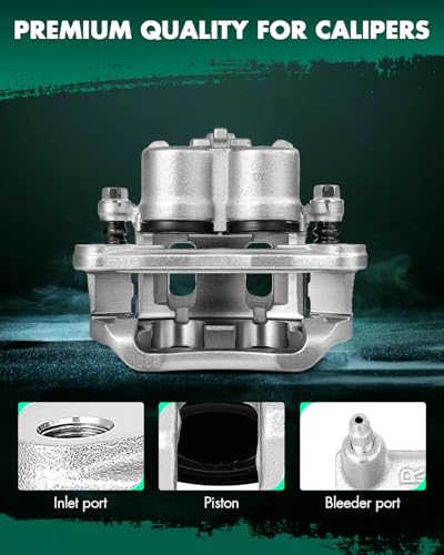Image of SCITOO 18B5027A Front Right Disc Brake Caliper w /Bracket Fit For Ford For Edge 2007-2010,For Lincoln For MKX 2007-2010, Double Pistons