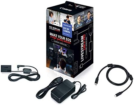 Canon EOS Webcam Accessory Starter Kit, for Select EOS R Series D...