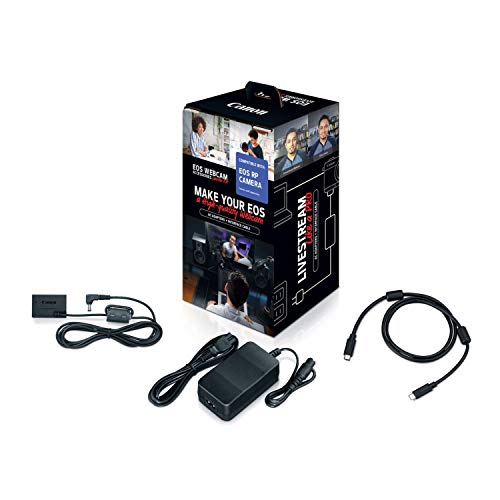 Canon EOS Webcam Accessories Starter Kit for EOS RP, Works with RP