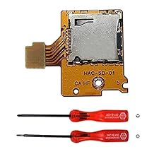 lenboes Micro TF SD Card Slot Replacement Repair Part for Nintendo Switch NS NX Console 2017