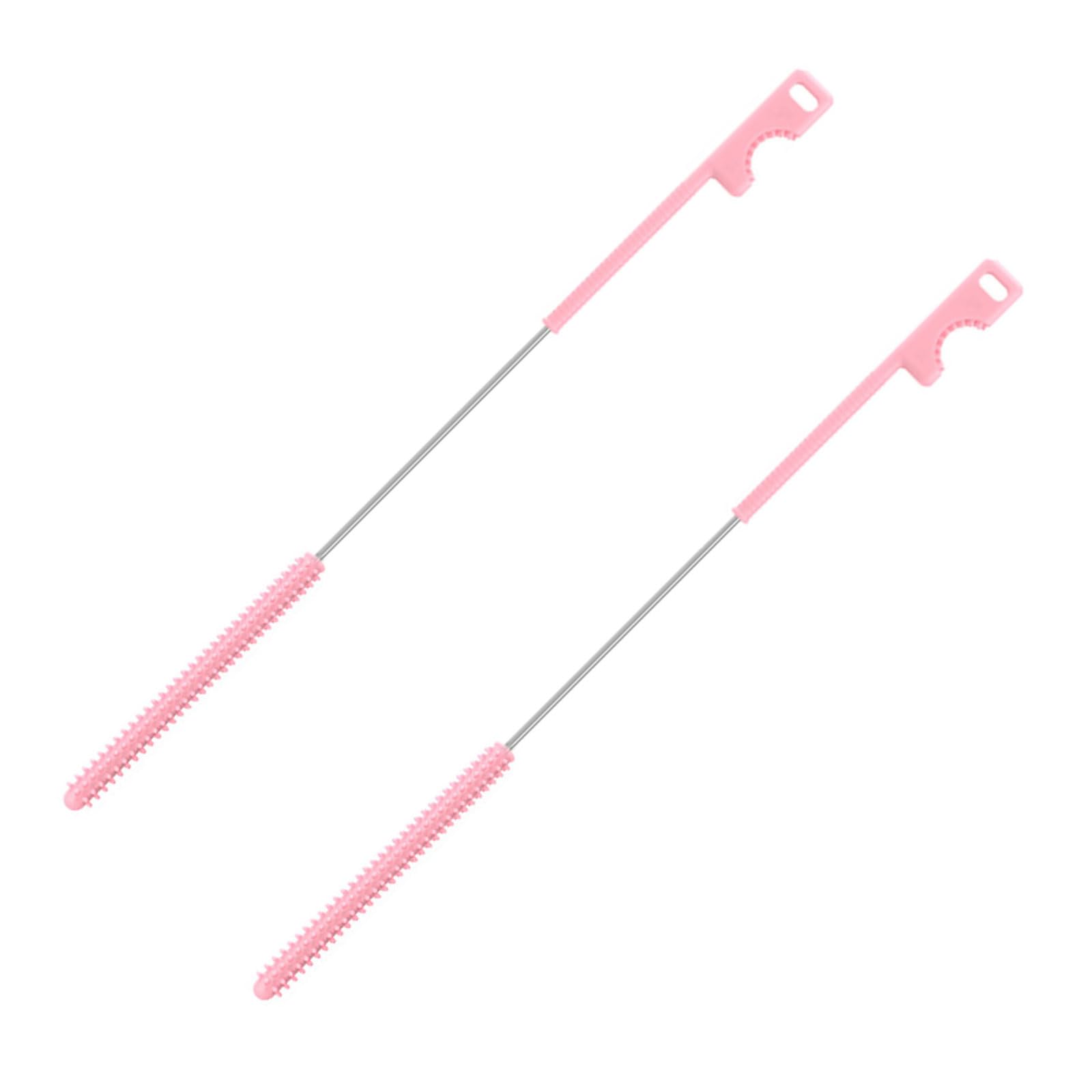 Head Silicone Straw Scrubber 0.8mm & 1mm Fine Bristles Ideal for Hard to Reach Areas Double Ended Straw Brush