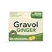 Certified Organic Ginger GRAVOL (20 Chewable Lozenges)500mg Antinauseant for NAUSEA, VOMITING & MOTION SICKNESS