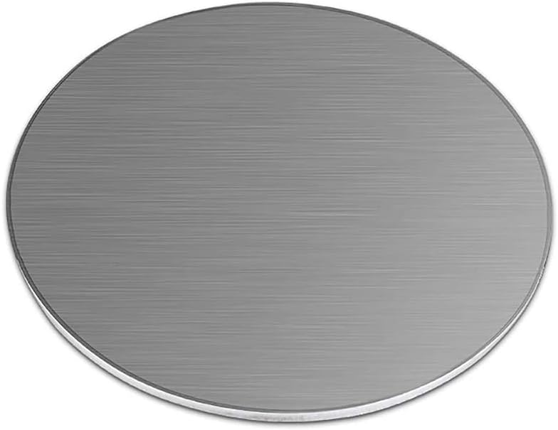 304 Stainless Steel Circular Plate Disc Flat-Plate Sheet Round Row Metals Working SS Welding Industry Materials 0.5mm,Dia.3.2" Thick.0.02"