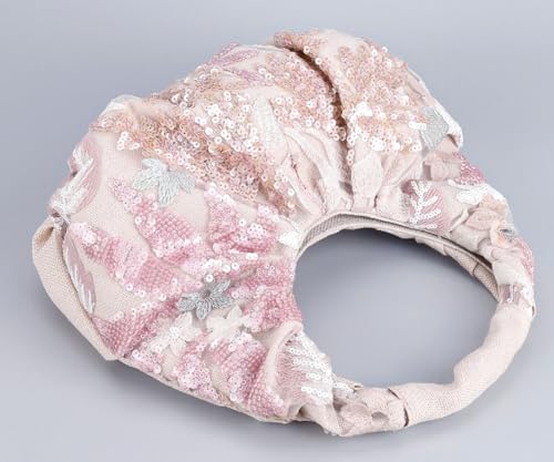 Floral Embroidery Sequin Evening Bag Women Macrame Shoulder Crossbody Purse Hobo Bags Summer Evening Clutch Purses4