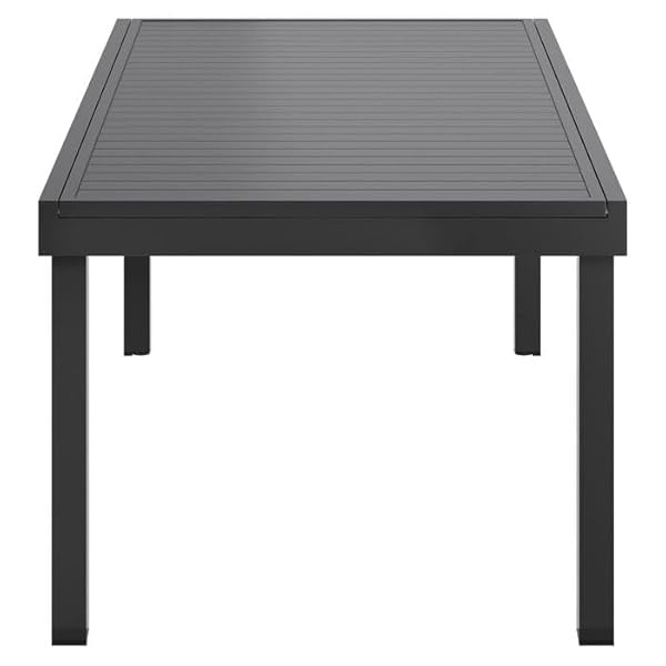 OUTLIV. Lucca Ausziehtisch Aluminium Anthrazit