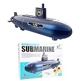 【Hochsimulation RC Submarine】 Dieses ferngesteuerte U-Boot verwendet sicheres und umweltfreundliches Material und feine Verarbeitung. Die feine Verarbeitung lässt dieses U-Boot sehr realistisch aussehen. Es ist cool und exquisit Aussehen gibt Ihnen ein lebendiges Gefühl für das echte U-Boot.