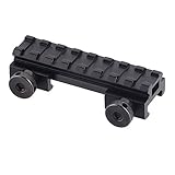 Die Schienenmontagebasis besteht aus einer Aluminiumlegierung, alle mattschwarz und korrosionsbeständig.