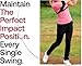 NKDFRI Golf Swing Trainer Arm Band - Adjustable Elbow Connection Aid for Swing Stability & Correction, Right & Left Hand Compatible, Unisex for Men Women Junior Golfers (1PC)
